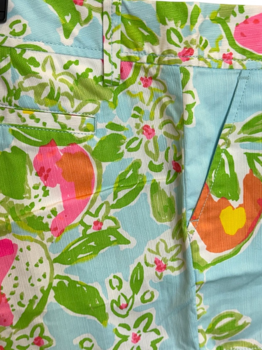 Lilly Pulitzer Pool Blue Pink Lemonade Callahan Shorts NWT - Picture 7 of 15